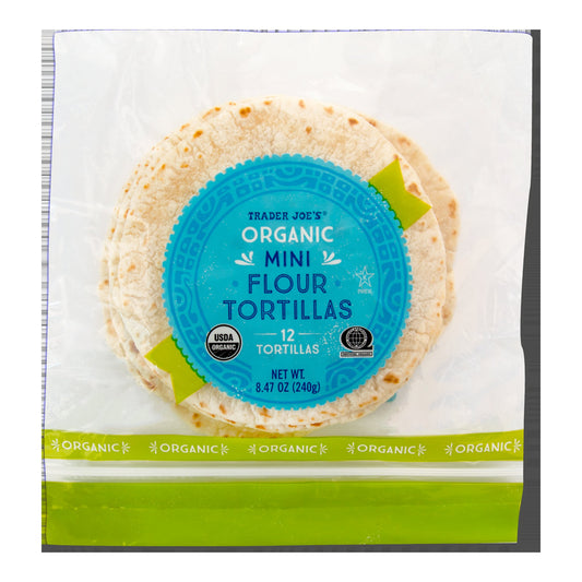 Trader Joe's | Organic Mini Flour Tortillas - 8.47 oz