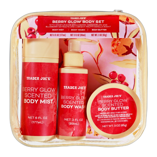 Trader Joe's | Berry Glow Body Set - 12 oz