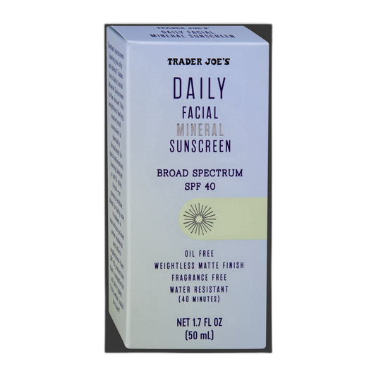 Trader Joe's | Daily Facial Mineral Sunscreen SPF 40