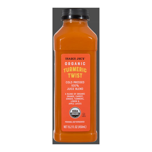 Trader Joe's | Organic Turmeric Twist Cold Pressed Juice Blend