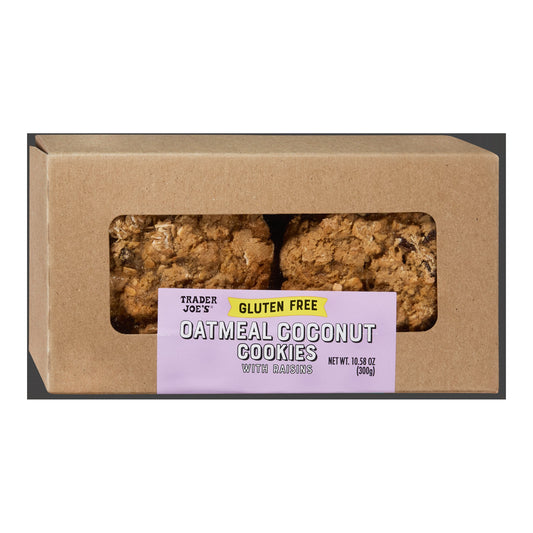 Trader Joe's | Gluten Free Oatmeal Coconut Cookies - 10.58 oz