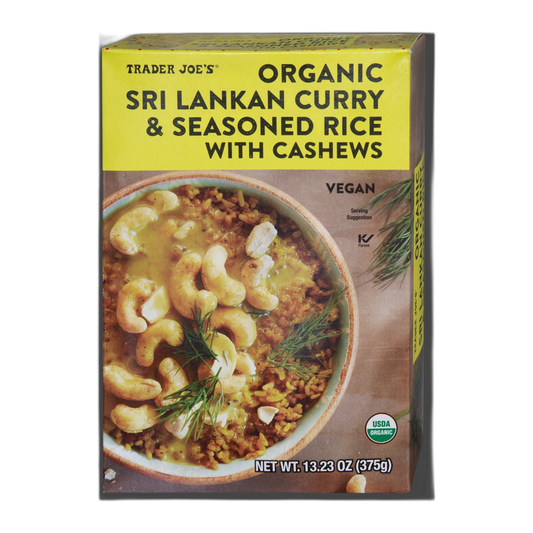 Trader Joe's | Organic Sri Lankan Curry & Rice - 13.23 oz
