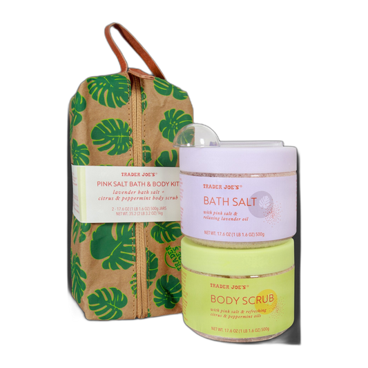 Trader Joe's | Pink Salt Bath & Body Kit - 35.2 oz