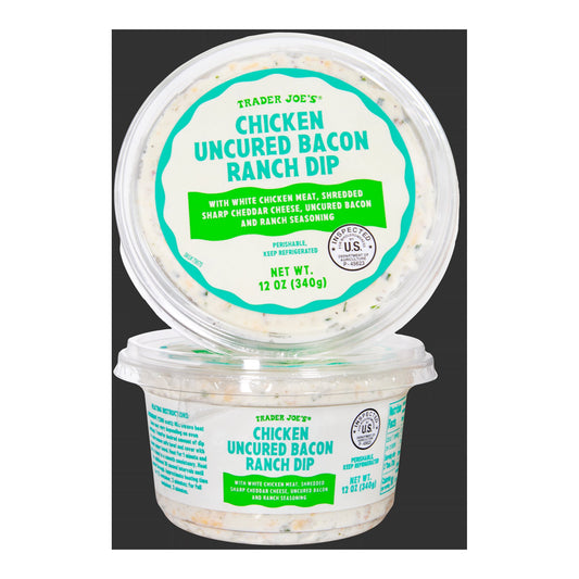 Trader Joe's | Chicken Uncured Bacon Ranch Dip - 12 oz