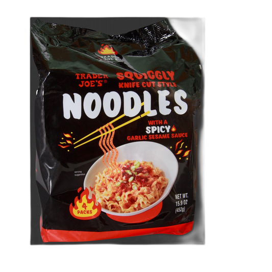 Trader Joe's | Spicy Squiggly Knife Cut Noodles - 15.9 oz