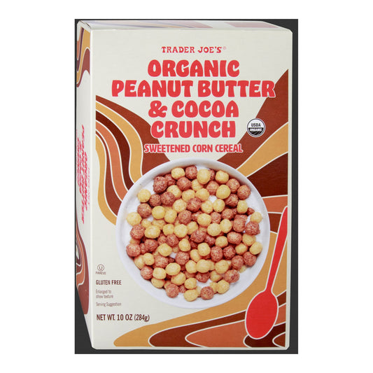 Trader Joe's | Organic Peanut Butter & Cocoa Crunch - 10 oz
