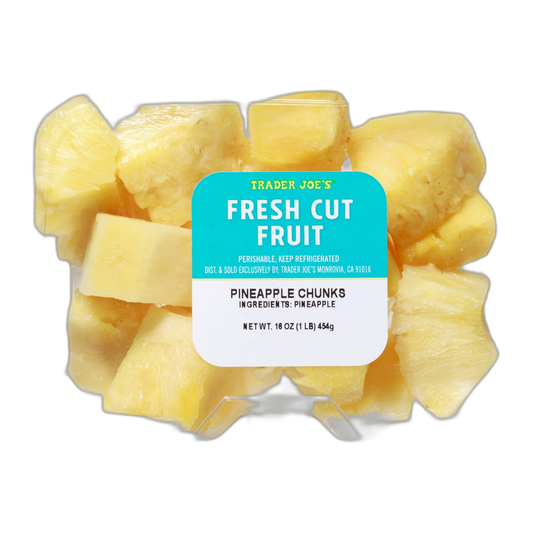 Trader Joe's | Fresh Cut Pineapple Chunks - 16 oz