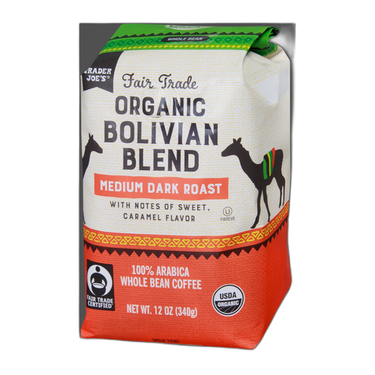 Trader Joe's | Fair Trade Organic Bolivian Blend - 12 oz