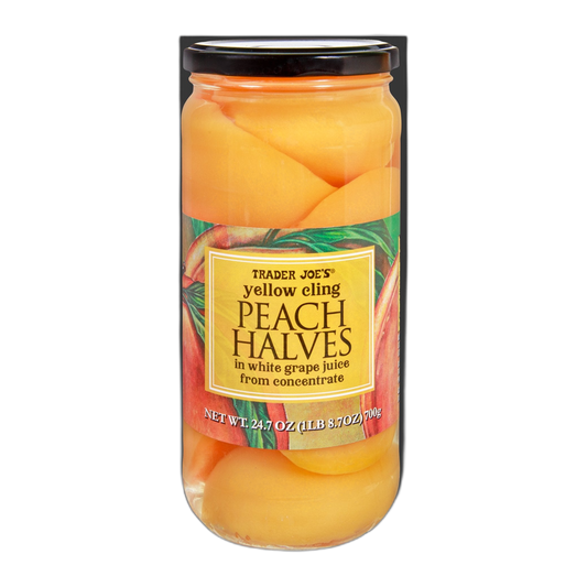 Trader Joe's | Yellow Cling Peach Halves - 24.7 oz