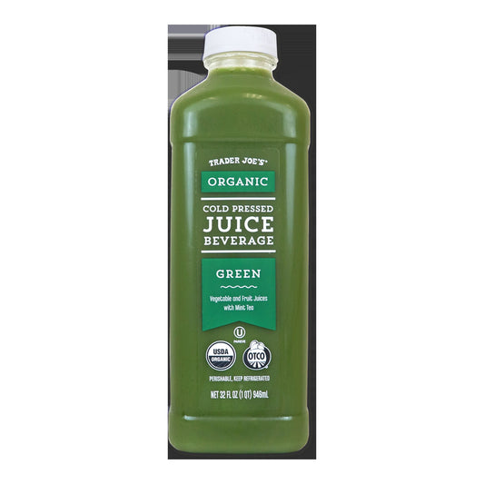 Trader Joe's | Organic Cold Pressed Green Juice Beverage