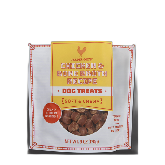 Trader Joe's | Chicken & Bone Broth Recipe Dog Treats - 6 oz