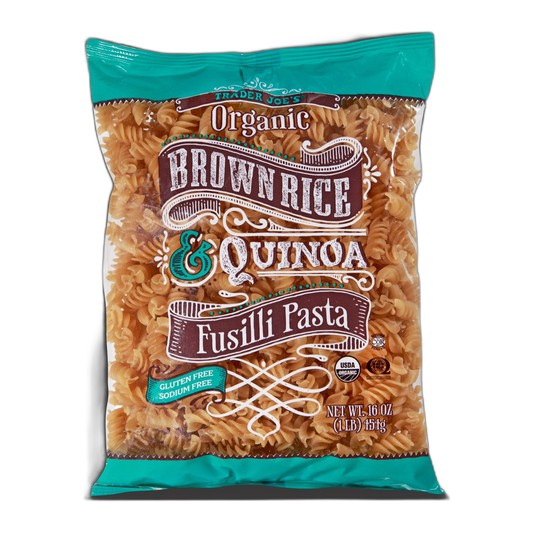 Trader Joe's | Organic Brown Rice & Quinoa Fusilli Pasta - 16 oz
