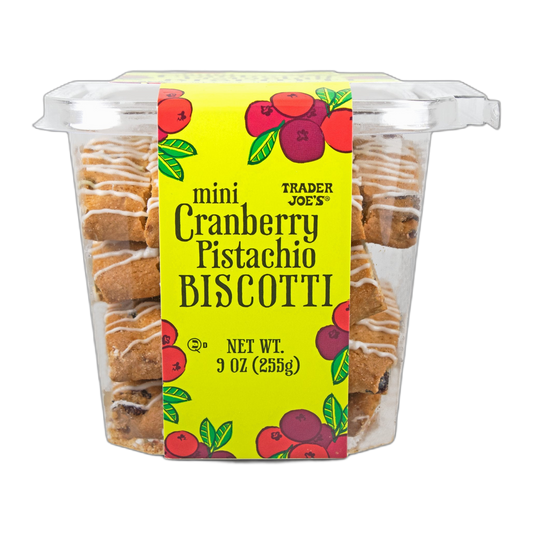 Trader Joe's | Mini Cranberry Pistachio Biscotti - 9 oz