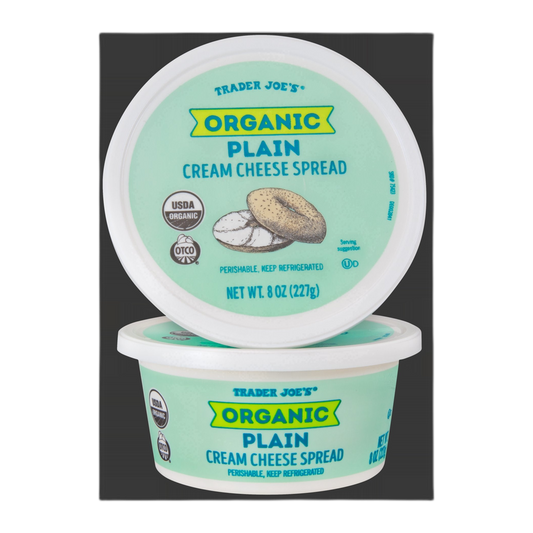 Trader Joe's | Organic Plain Cream Cheese Spread 8 oz