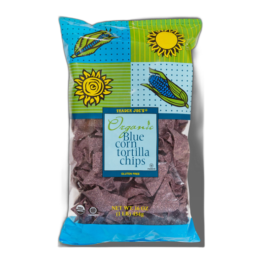 Trader Joe's | Organic Blue Corn Tortilla Chips - 16 oz