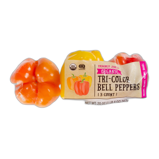 Trader Joe's | Organic Tri-Color Bell Peppers - 20 oz