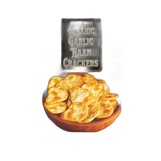 Trader Joe's | Organic Garlic Naan Crackers - 10 oz