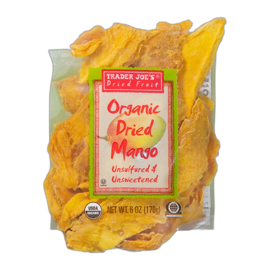 Trader Joe's | Organic Dried Mango Unsulfured & Unsweetened - 6 oz