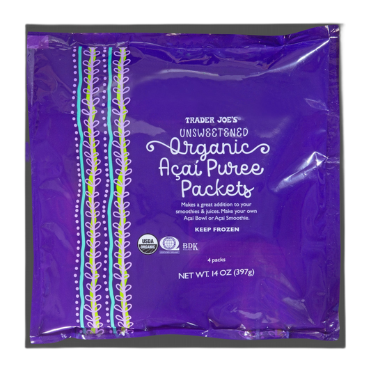 Trader Joe's | Unsweetened Organic Açaí Puree Packets - 14 oz