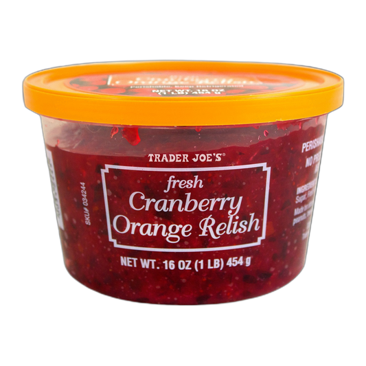 Trader Joe's | Fresh Cranberry Orange Relish - 16 oz