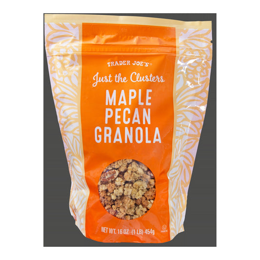 Trader Joe's | Just The Clusters Maple Pecan Granola Cereal - 16 oz