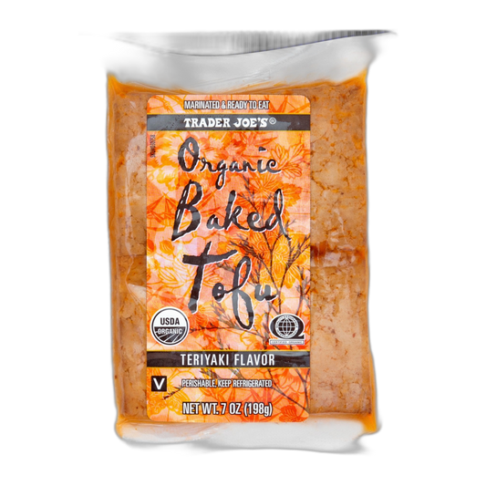 Trader Joe's | Organic Baked Tofu Teriyaki Flavor - 7 oz