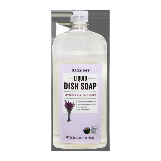 Trader Joe's | Liquid Dish Soap Lavender Tea Tree Scent