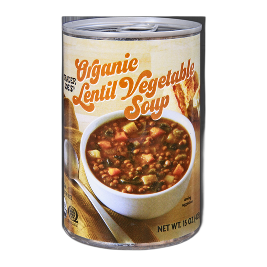 Trader Joe's | Organic Lentil Vegetable Soup - 15 oz
