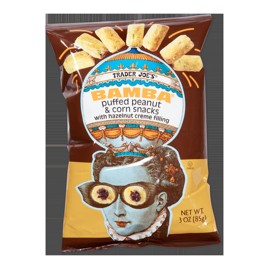 Trader Joe's | Bamba with Hazelnut Creme Filling - 3 oz