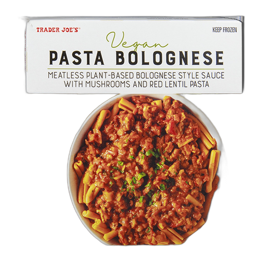 Trader Joe's | Vegan Pasta Bolognese Bowl - 12 oz