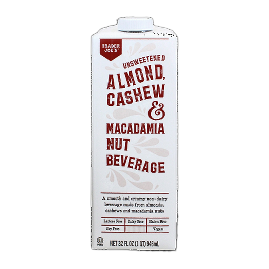 Trader Joe's | Unsweetened Almond, Cashew & Macadamia Nut Beverage