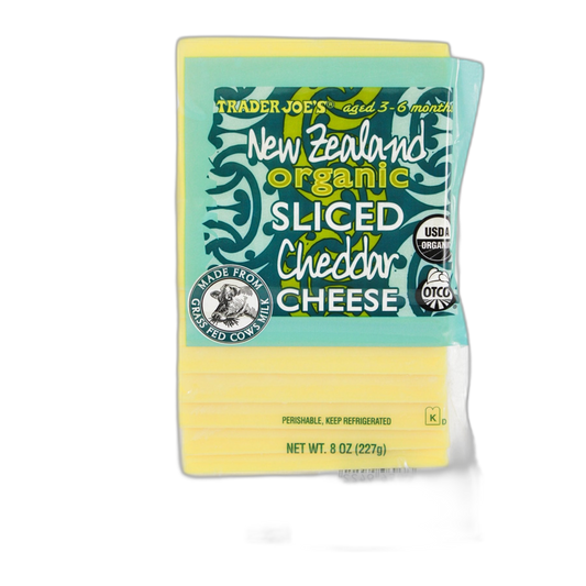 Trader Joe's | Sliced New Zealand Organic Cheddar - 8 oz