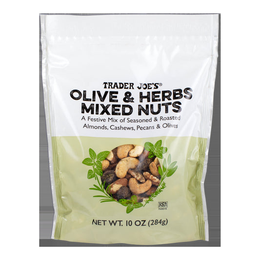 Trader Joe's | Olive & Herbs Mixed Nuts - 10 oz