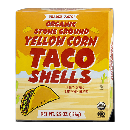 Trader Joe's | Organic Stone Ground Yellow Corn Taco Shells - 5.5 oz