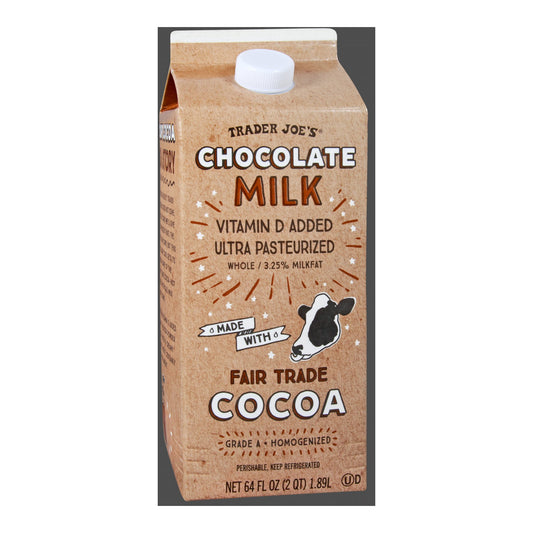 Trader Joe's | Chocolate Milk made with Fair Trade Cocoa