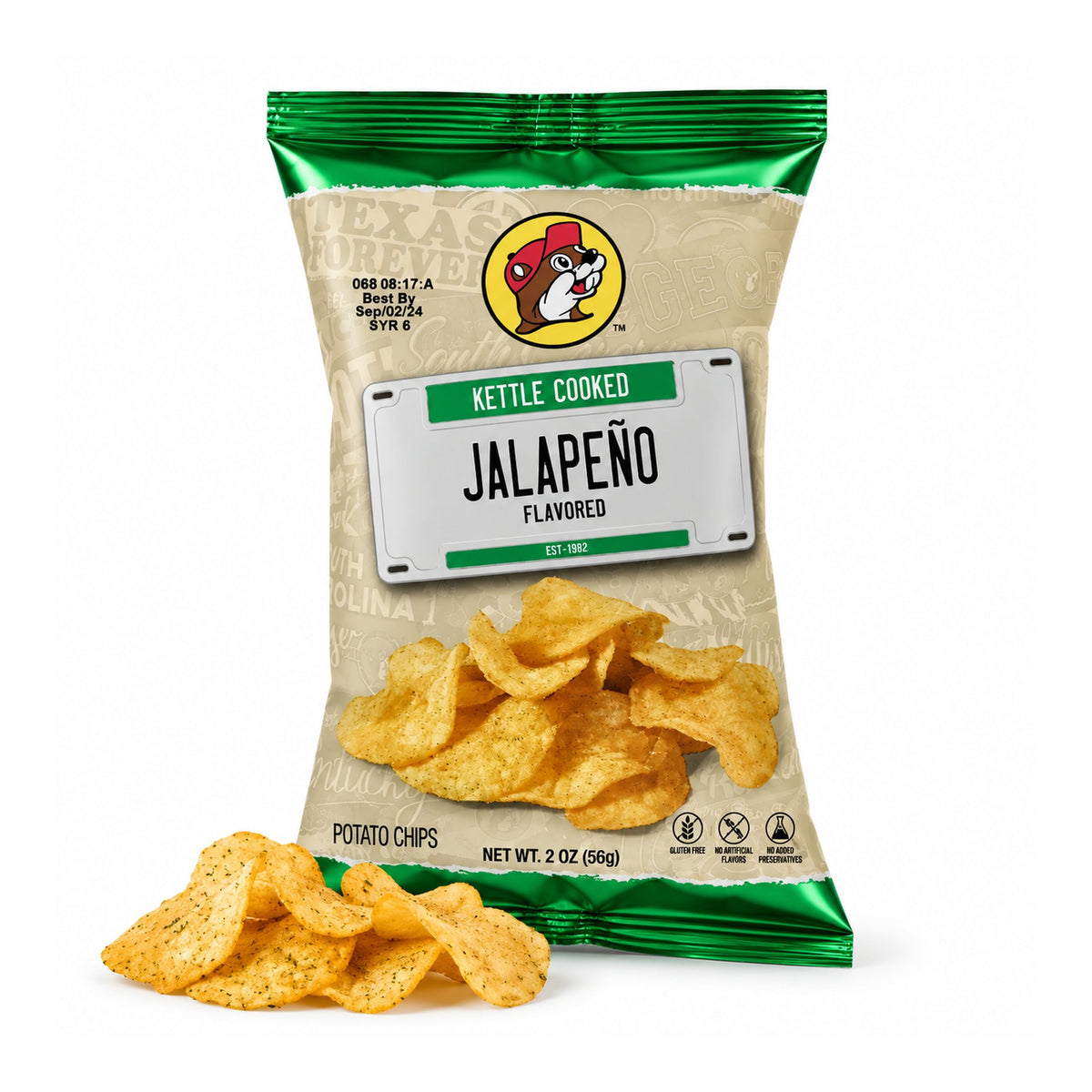 Buc-ee's | Jalapeño Kettle Cooked Potato Chips