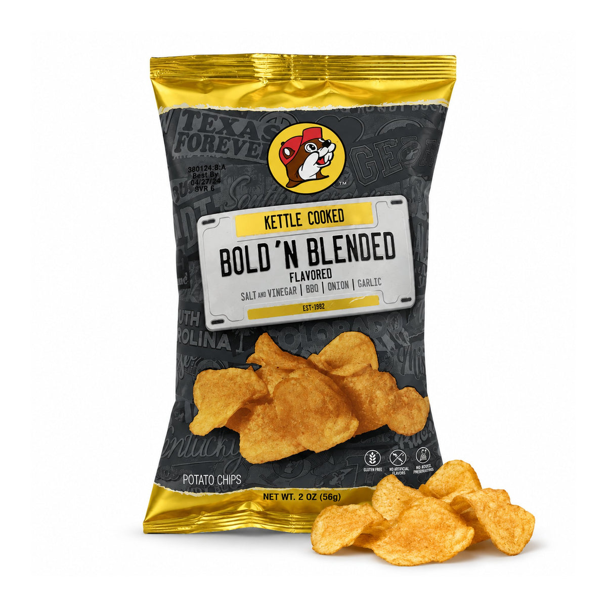 Buc-ee's | Bold'N Blended Kettle Cooked Potato Chips