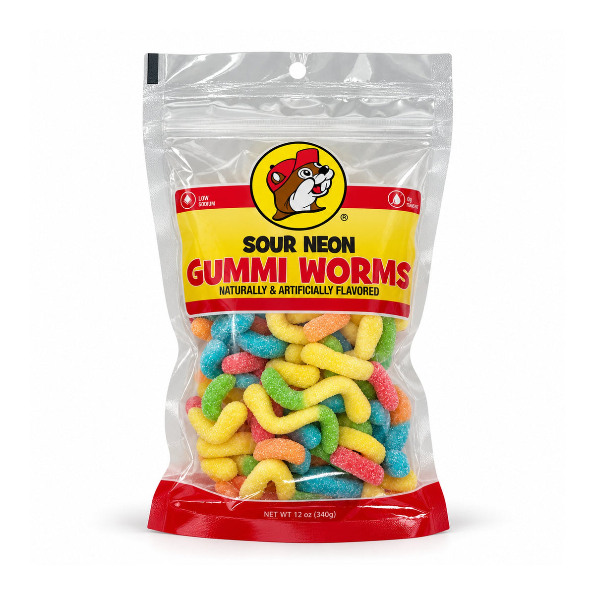 Buc-ee's | Sour Neon Gummi Worms
