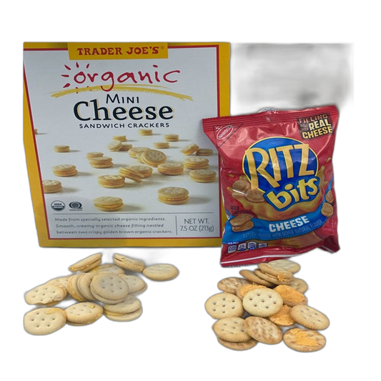 Trader Joe's | Organic Mini Cheese Sandwich Crackers - 7.5 oz
