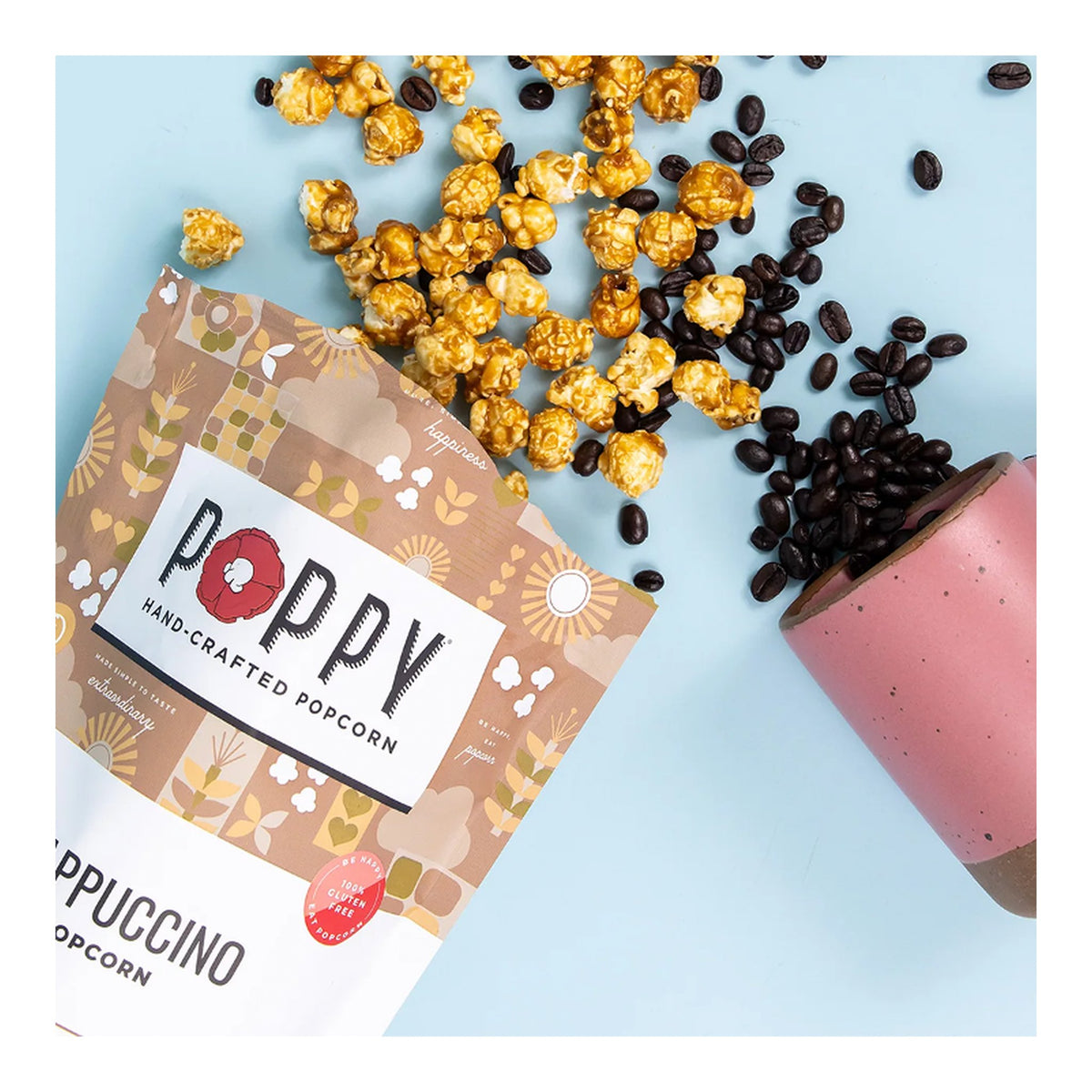 World Market | Poppy Handcrafted Popcorn Cappuccino