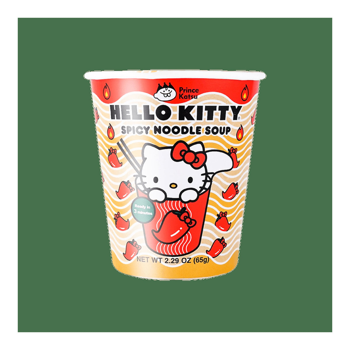 World Market | A-Sha Hello Kitty Spicy Noodle Soup Cup