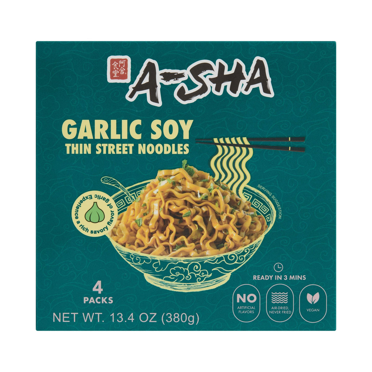 World Market | A-Sha Garlic Soy Thin Street Noodles