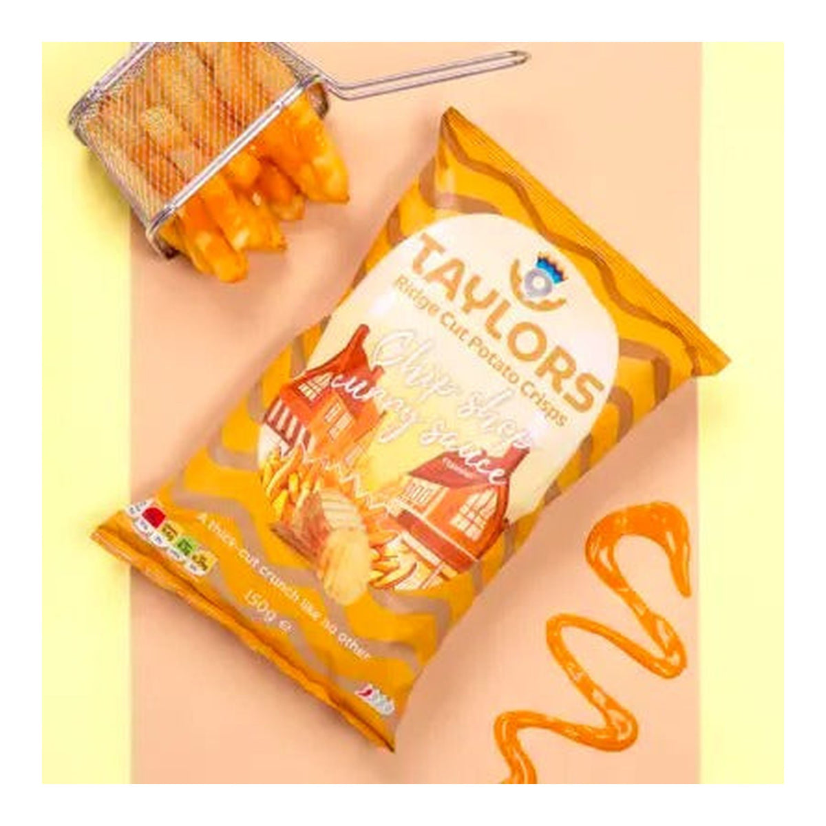 World Market | Taylors Chip Shop Curry Sauce Ridge Cut Potato Crisps