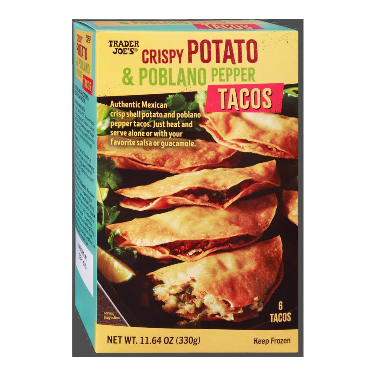 Trader Joe's | Crispy Potato & Poblano Pepper Tacos
