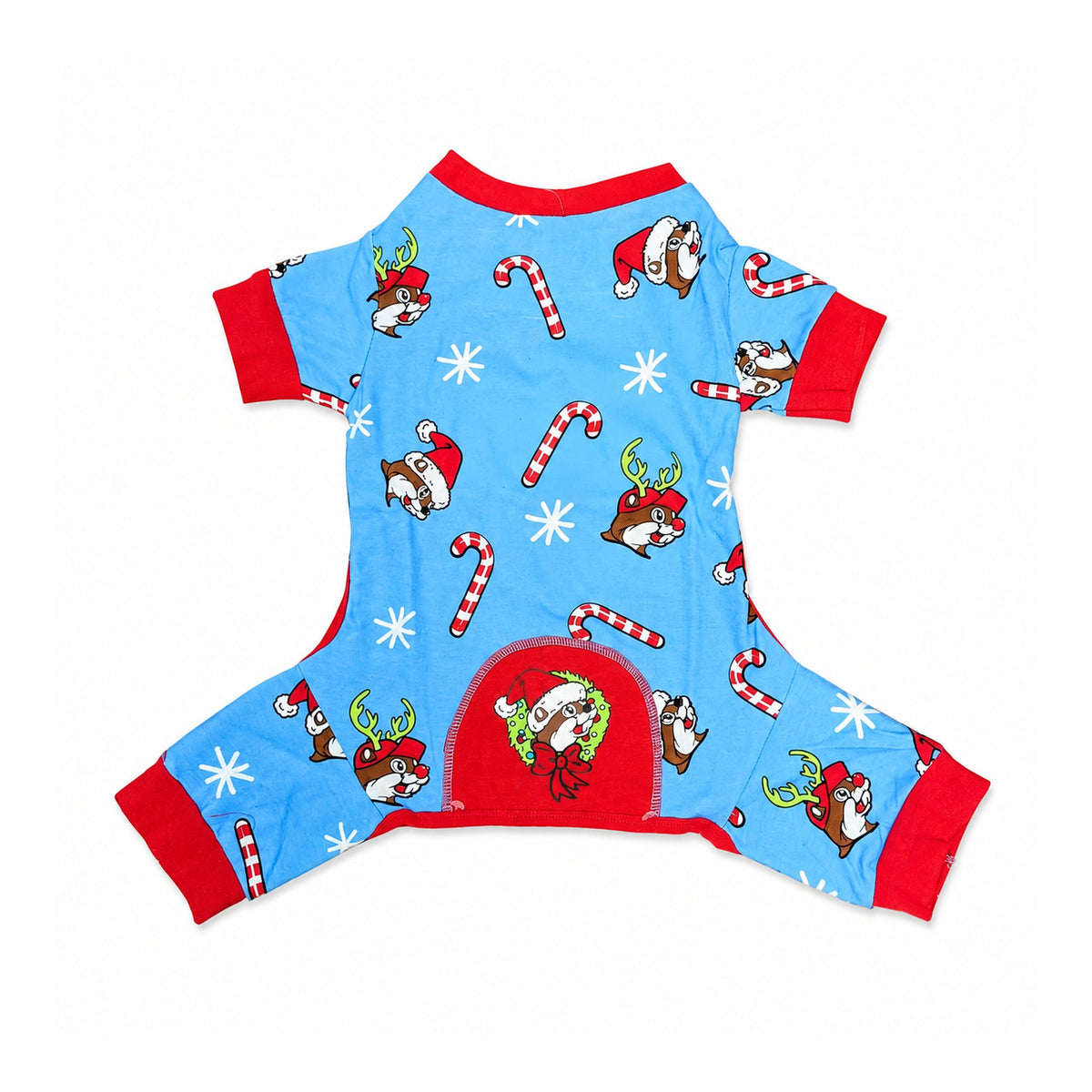 Buc-ee's | Blue Christmas Dog Onesie