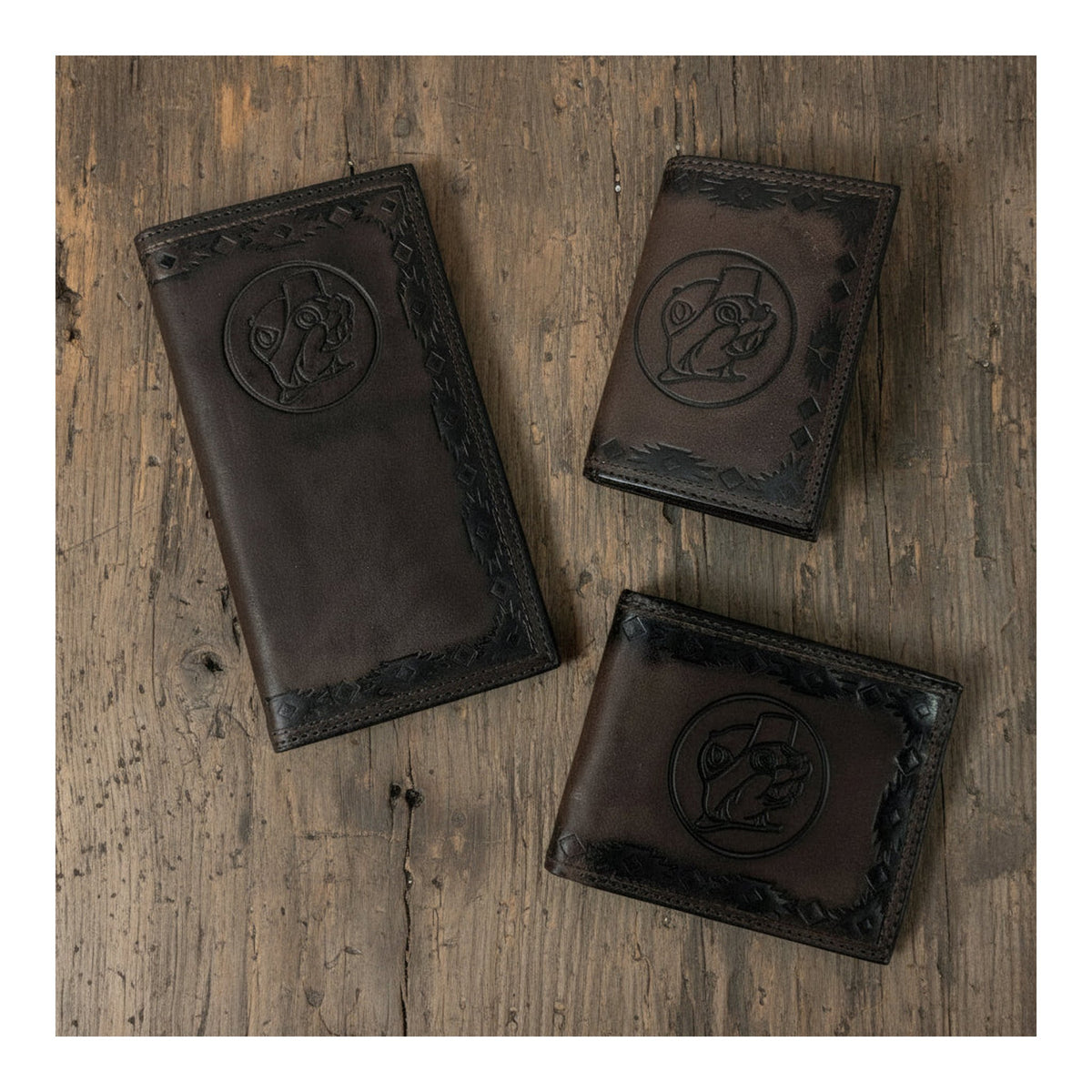 Buc-ee's | Genuine Leather Aztec Wallet