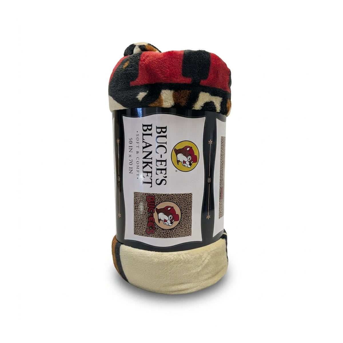 Buc-ee's | Red Leopard Blanket
