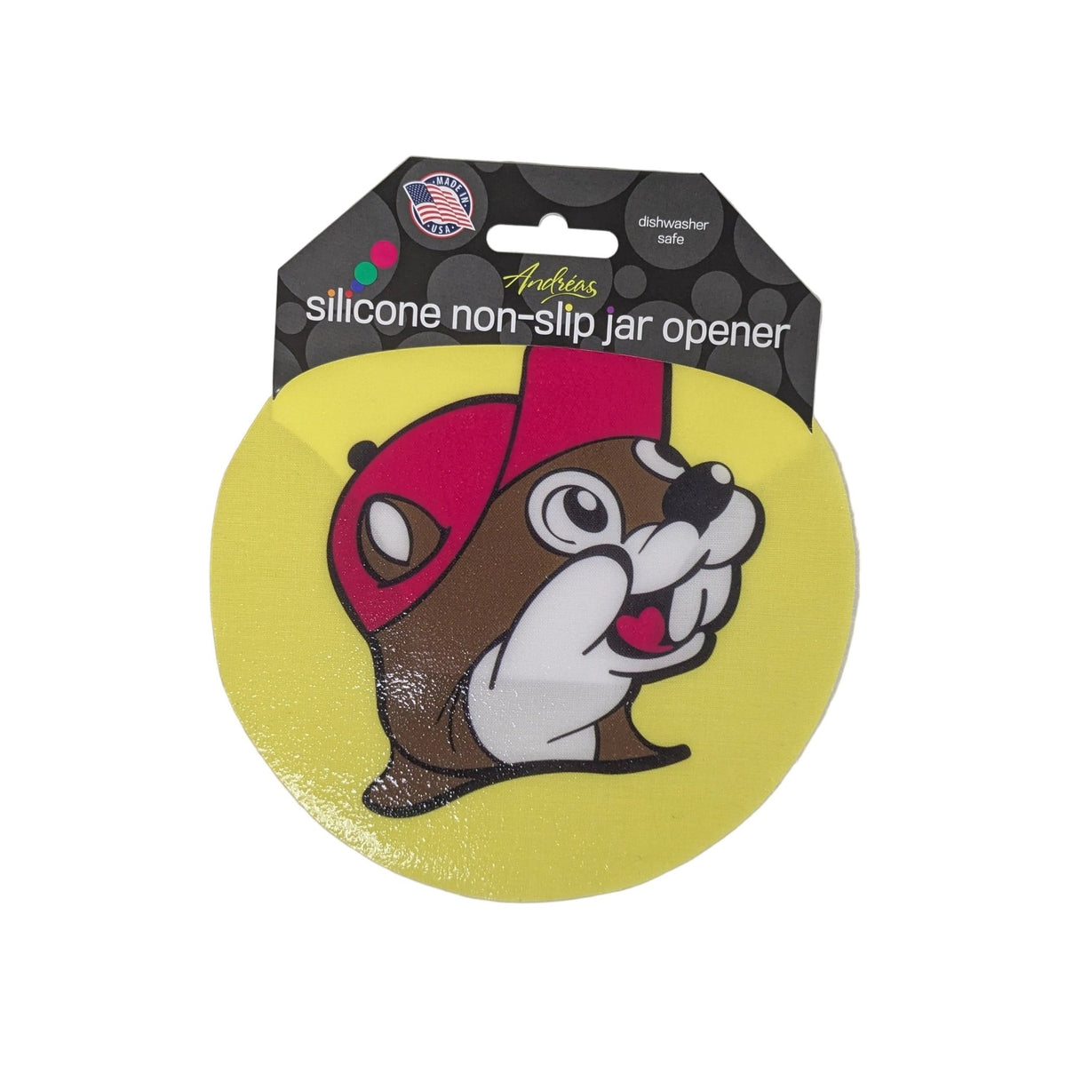 Buc-ee's | Silicone Non-Slip Jar Opener - Yellow Logo