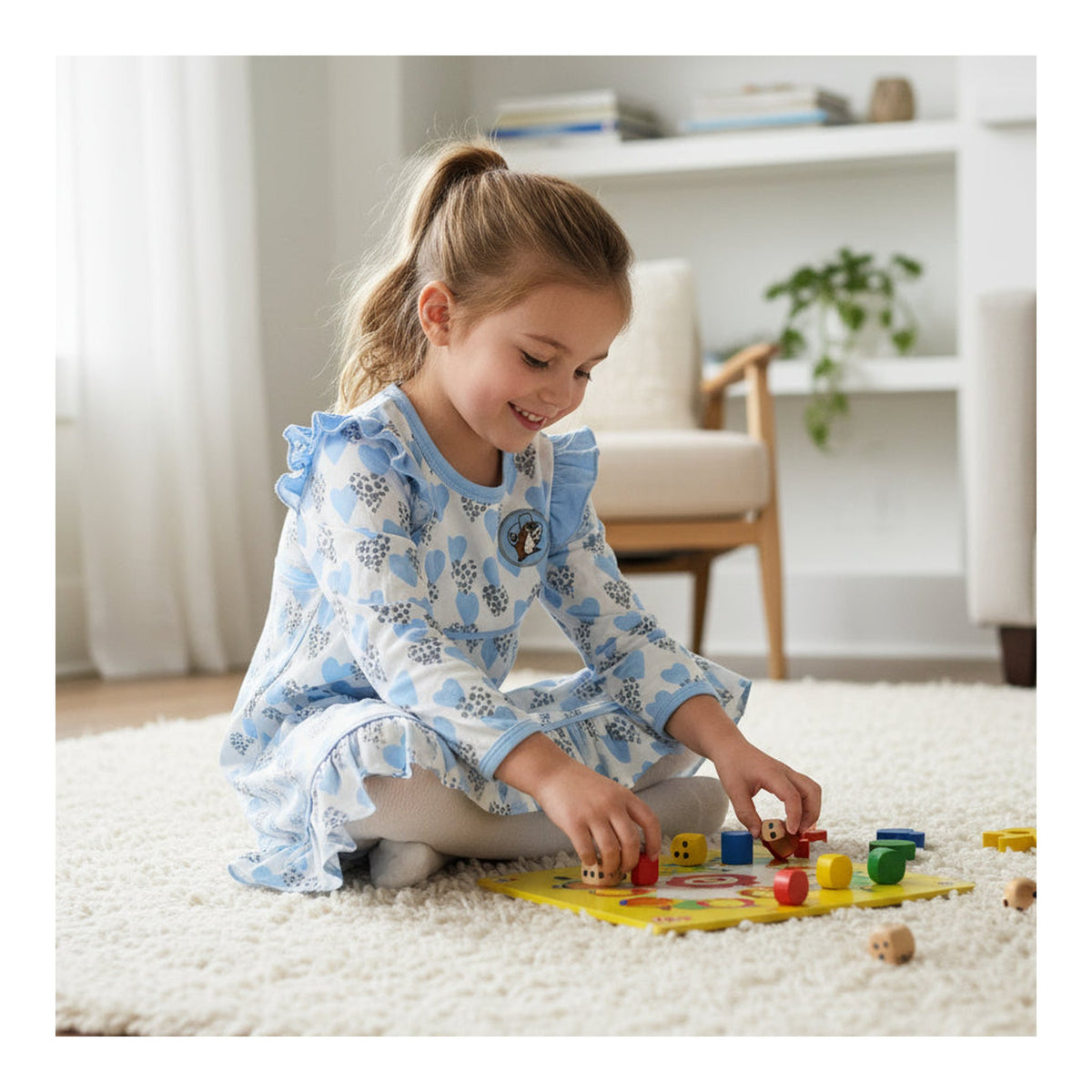 Buc-ee's | Toddler Snow Leopard Gown – 2T