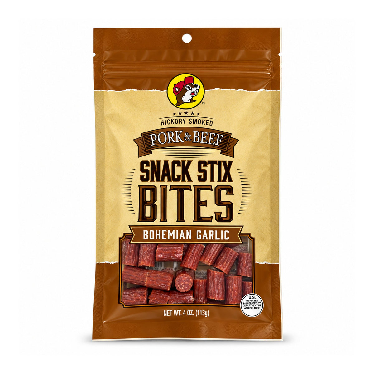 Buc-ee's | Pork & Beef Snack Stix Bites - Bohemian Garlic